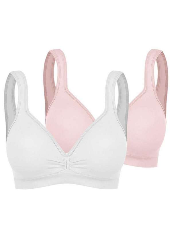 Trifil - Kit com 2 Top Trifil Co 3294 Colorido 001-Branco 3