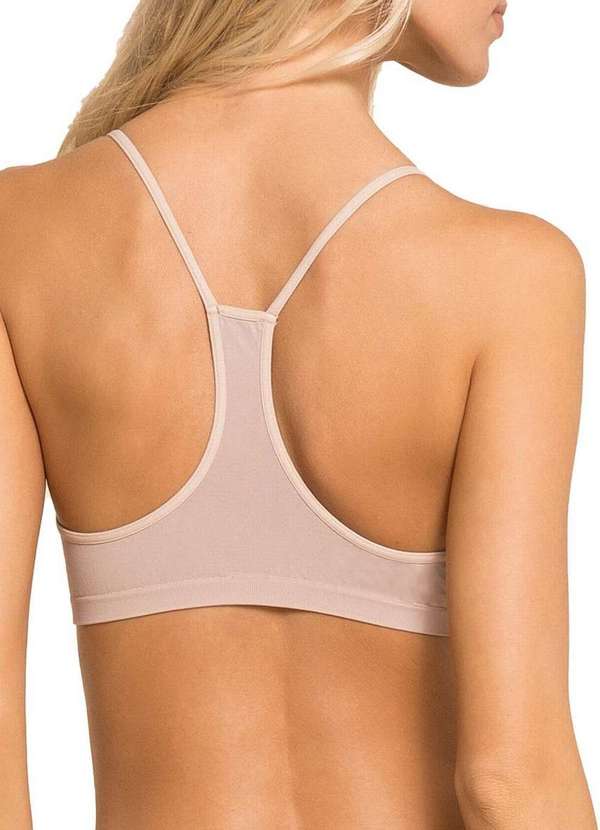 Trifil - Kit com 2 Tops Nadador sem Aro e sem Bojo Trifil 1155 Preto-Macadâmia 5