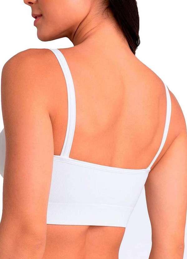 Lupo - Kit com 2 Tops sem Aro e sem Bojo Loba 41018-001 Branco-Natural 3