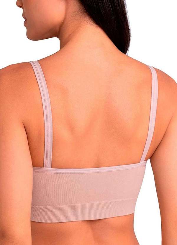 Lupo - Kit com 2 Tops sem Aro e sem Bojo Loba 41018-001 Branco-Natural 5