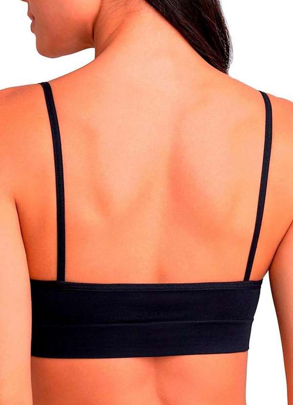 Lupo - Kit com 2 Tops sem Aro e sem Bojo Loba 41100-001 Branco-Preto 5