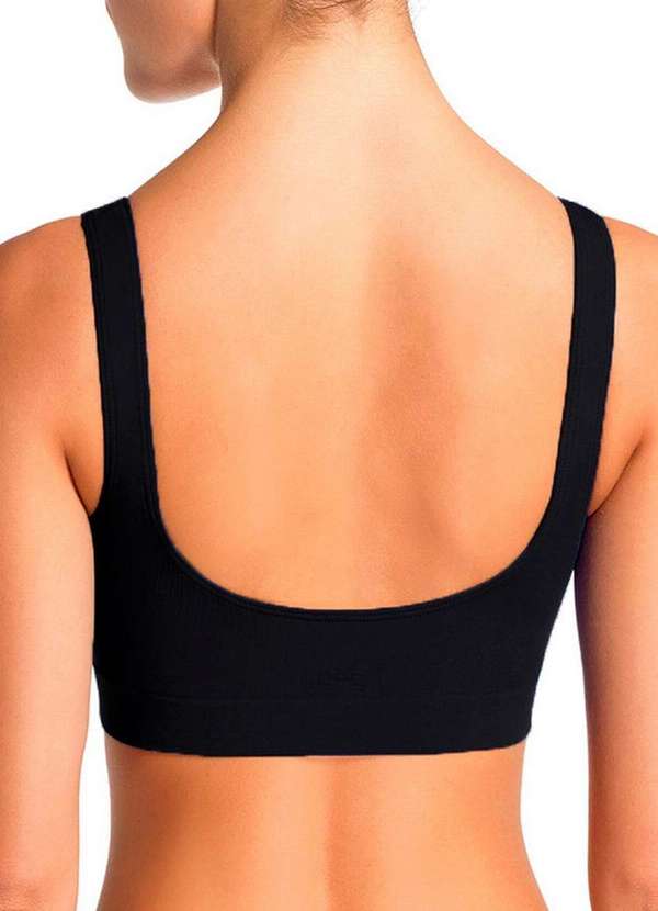 Lupo - Kit com 2 Tops sem Aro e sem Bojo Loba 41300-001 Nude-Preto 5