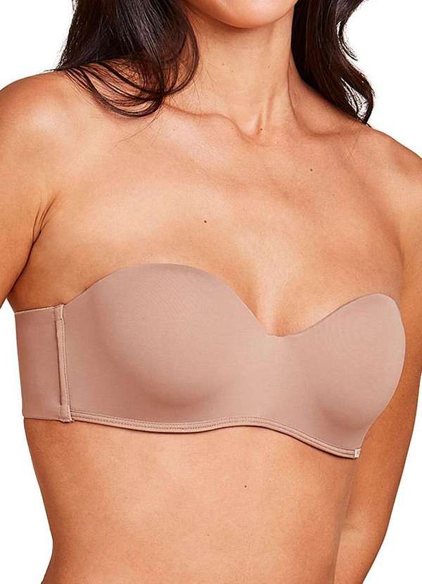 Hope - Kit com 3 Sutiã Bustiê com Aro e Bojo Hope 2083 Taça B Camurca 2