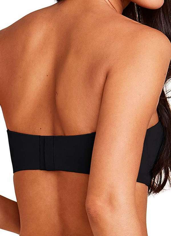 Hope - Kit com 3 Sutiã Bustiê com Aro e Bojo Hope 2083 Taça B Preto 3