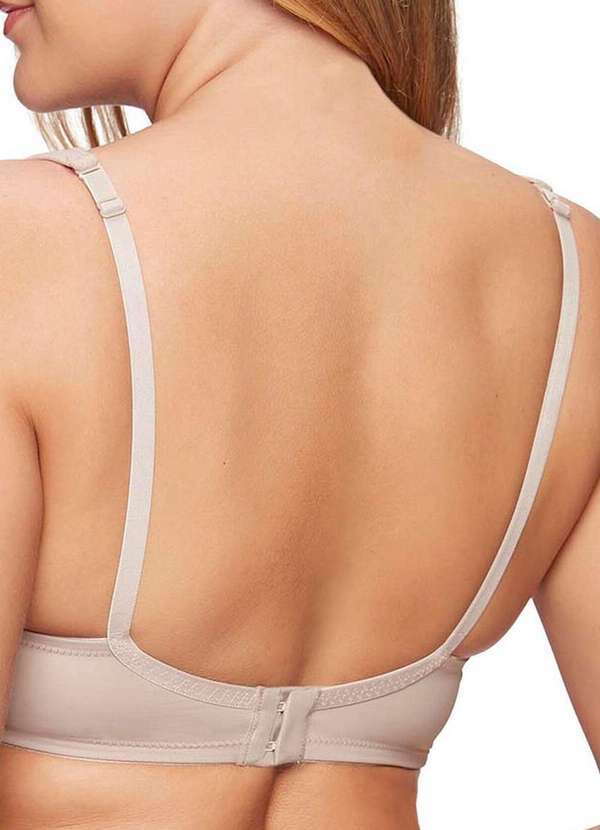 Triumph - Kit com 3 Sutiã com Aro e sem Bojo W Triumph Shape 24814 Taça B Mink-Base 3