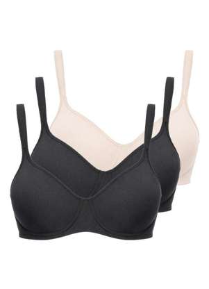 Kit com 3 Sutiã com Aro e sem Bojo W Triumph Shape 24814 Taça B - TRIUMPH