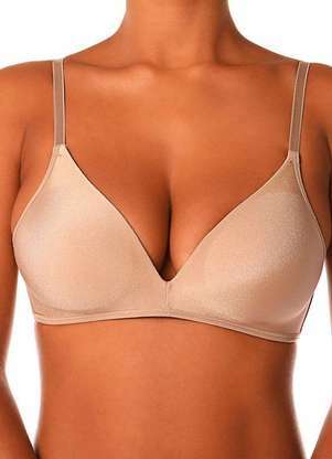Demillus - Kit com 3 Sutiã sem Aro com Bojo Paraíso Demillus 63476 Bege-Rosado-Pérola 1