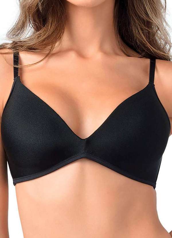 Demillus - Kit com 3 Sutiã sem Aro com Bojo Paraíso Demillus 63476 Preto 2