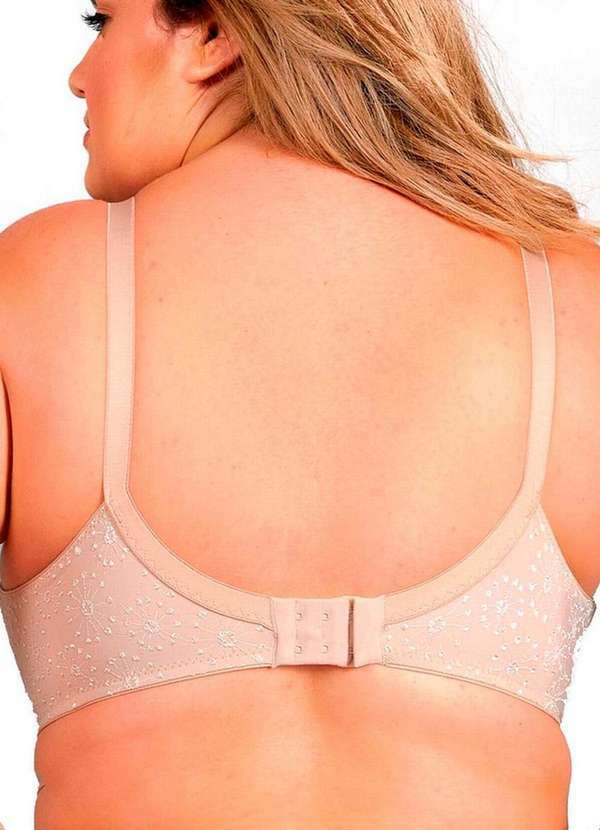 Duloren - Kit com 3 Sutiã sem Aro e sem Bojo Duloren 111743 Taça B Bege-Beringela 3