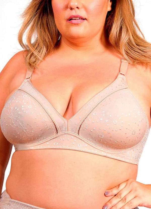 Duloren - Kit com 3 Sutiã sem Aro e sem Bojo Duloren 111743 Taça B Bege 2