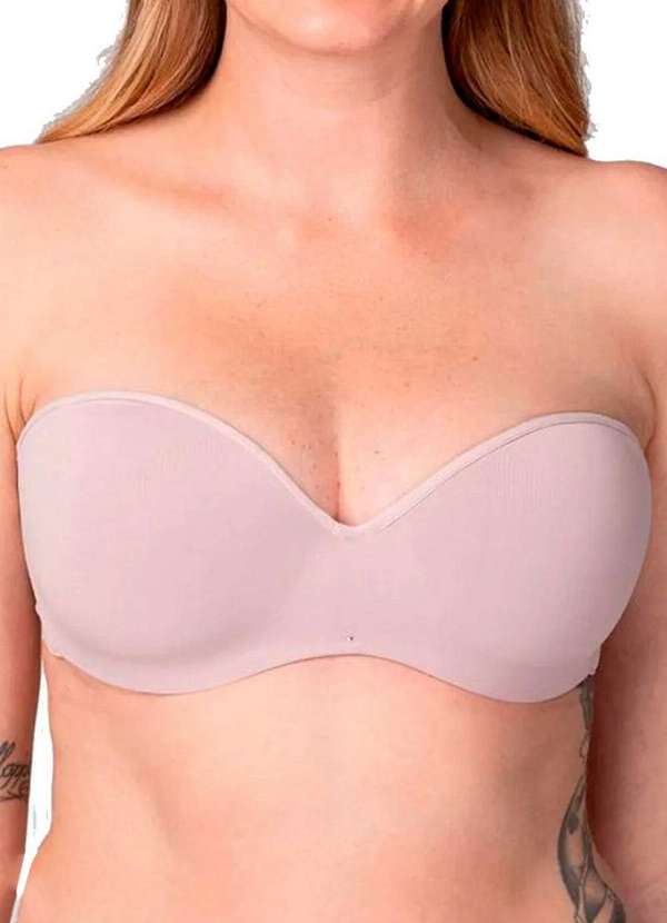 Liz - Kit com 3 Sutiãs Bustiê com Aro e Bojo Liz 51803 Taça B Sepia-Blush 4