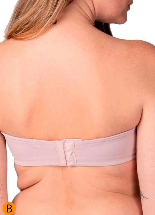 Liz - Kit com 3 Sutiãs Bustiê com Aro e Bojo Liz 51803 Taça B Sepia-Blush 5