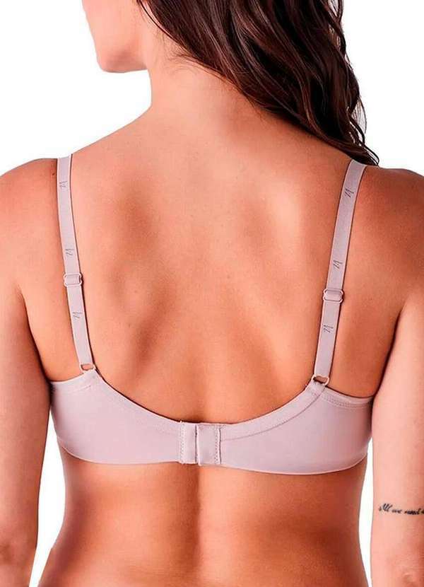 Liz - Kit com 3 Sutiãs com Aro e Bojo Liz 51381 Taça C Blush-Preto 3