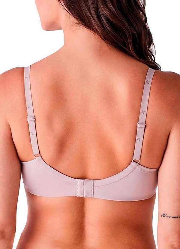 Liz - Kit com 3 Sutiãs com Aro e Bojo Liz 51381 Taça D Blush-Preto 3