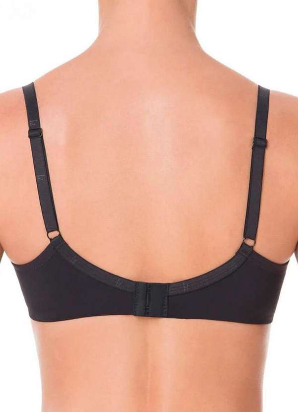 Liz - Kit com 3 Sutiãs com Aro e Bojo Liz 51381 Taça D Blush-Preto 5