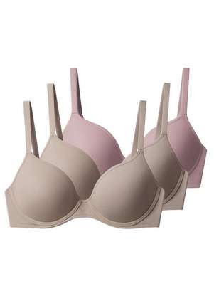 Kit com 3 Sutiãs com Aro e Bojo Liz 51809 Taça B - LIZ