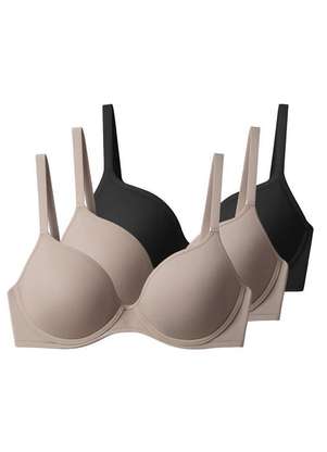 Kit com 3 Sutiãs com Aro e Bojo Liz 51809 Taça B - LIZ