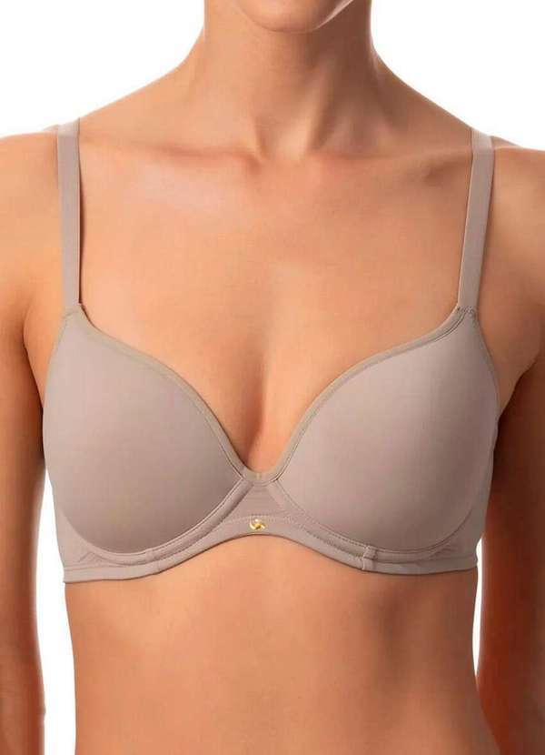 Liz - Kit com 3 Sutiãs com Aro e Bojo Liz 51809 Taça B Sepia-Preto 2