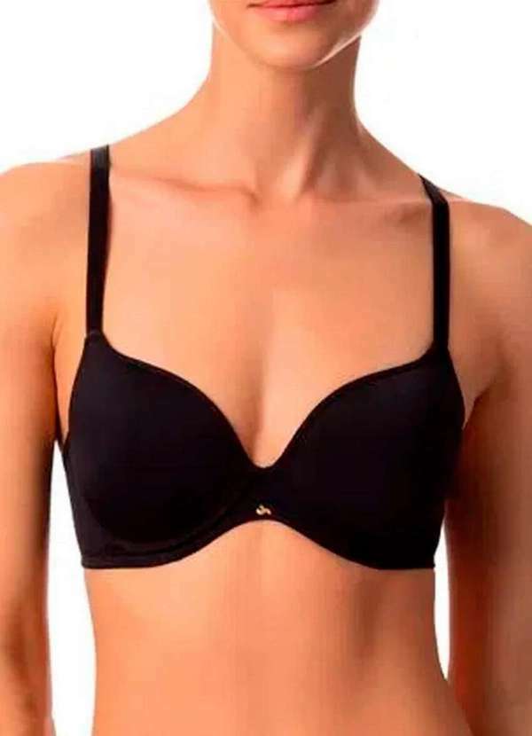 Liz - Kit com 3 Sutiãs com Aro e Bojo Liz 51809 Taça B Sepia-Preto 4