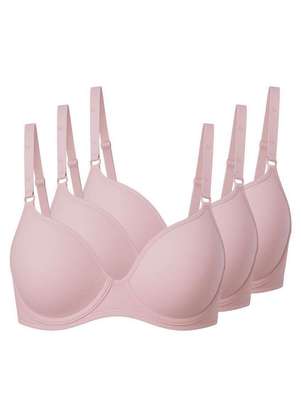 Kit com 3 Sutiãs com Aro e Bojo Liz 51818 Taça B - LIZ