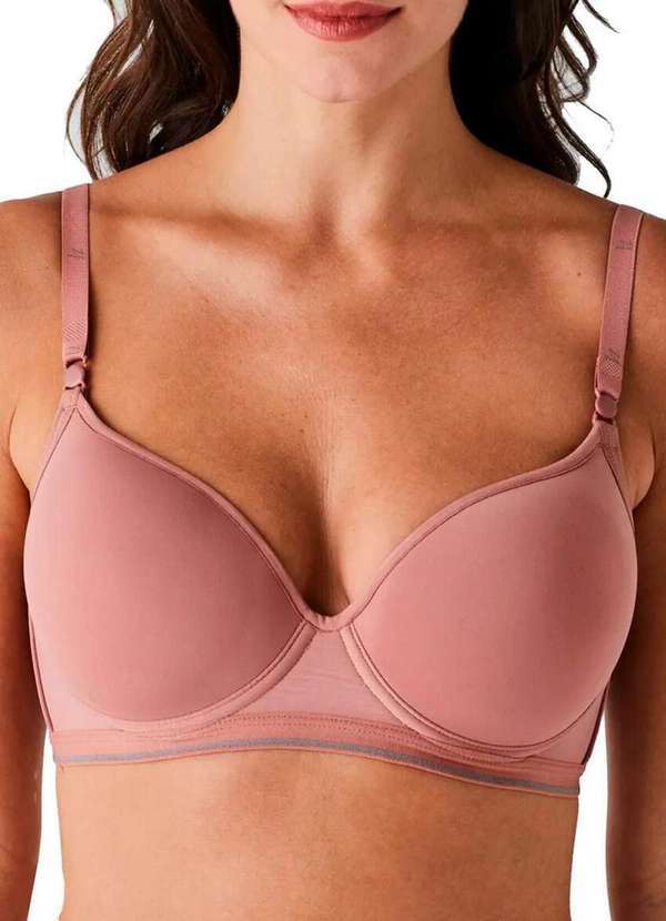 Liz - Kit com 3 Sutiãs com Aro e Bojo Liz 51818 Taça B Preto-Rosa-Mônaco 4