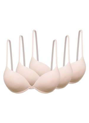 Kit com 3 Sutiãs com Aro e Bojo Push Up Hope 2384 Taça B - HOPE