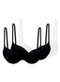 Hope - Kit com 3 Sutiãs com Aro e Bojo Push Up Hope 2384 Taça B Camurça-Branco - variação: Preto-Branco