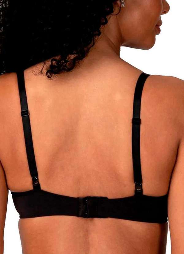 Liz - Kit com 3 Sutiãs com Aro e Bojo Push Up Liz 51805 Taça B Blush-Preto 5