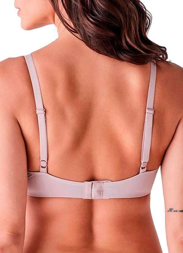 Liz - Kit com 3 Sutiãs com Aro e Bojo Push Up Liz 51805 Taça C Blush-Sepia 3