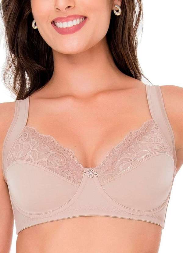 Dilady - Kit com 3 Sutiãs com Aro e sem Bojo Dilady 123410 Chocolate-Branco 2