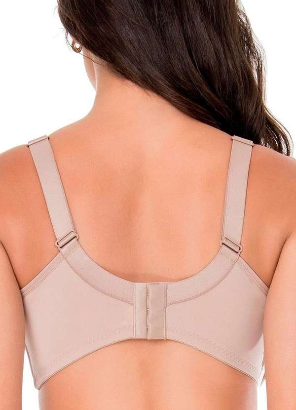 Dilady - Kit com 3 Sutiãs com Aro e sem Bojo Dilady 123410 Chocolate-Preto-Branco 3