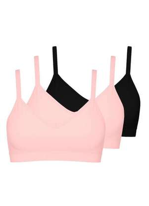 Kit com 3 Sutiãs sem Aro com Bojo Liz 51710 Taça B - LIZ