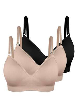 Kit com 3 Sutiãs sem Aro com Bojo Trifil 4936 Taça B - TRIFIL