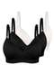 Trifil - Kit com 3 Sutiãs sem Aro com Bojo Trifil 4936 Taça B Preto - variação: Preto-Branco