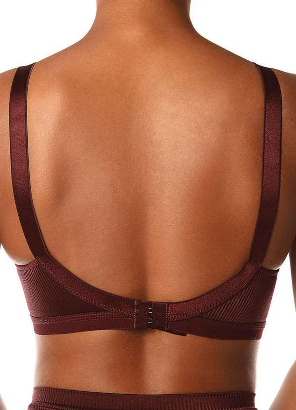 Demillus - Kit com 3 Sutiãs sem Aro e sem Bojo Demillus 61196/61096 Taça B Bege-Rosado-Branco-Vinho-Barolo 6