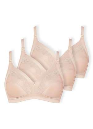 Demillus - Kit com 3 Sutiãs sem Aro e sem Bojo Dilady 12371 - DEMILLUS
