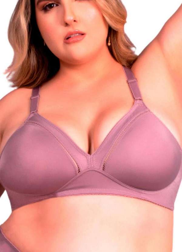 Duloren - Kit com 3 Sutiãs sem Aro e sem Bojo Duloren 111214 Taça B Beringela 2
