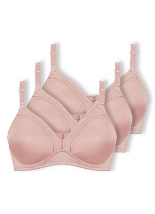 Kit com 3 Sutiãs sem Aro e sem Bojo Duloren 111214 Taça B - DULOREN