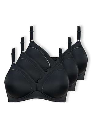 Kit com 3 Sutiãs sem Aro e sem Bojo Duloren 111214 Taça B - DULOREN