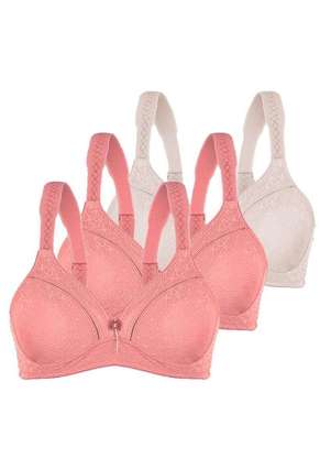 Kit com 3 Sutiãs sem Aro e sem Bojo Duloren 111248 Taça B - DULOREN