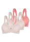 Duloren - Kit com 3 Sutiãs sem Aro e sem Bojo Duloren 111248 Taça B Beige-Foncè - variação: Beige-Foncè-Argile-Rosé