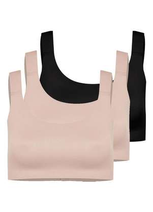 Kit com 3 Sutiãs sem Aro e sem Bojo Hope 22850 - HOPE