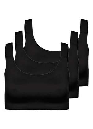 Kit com 3 Sutiãs sem Aro e sem Bojo Hope 22850 - HOPE