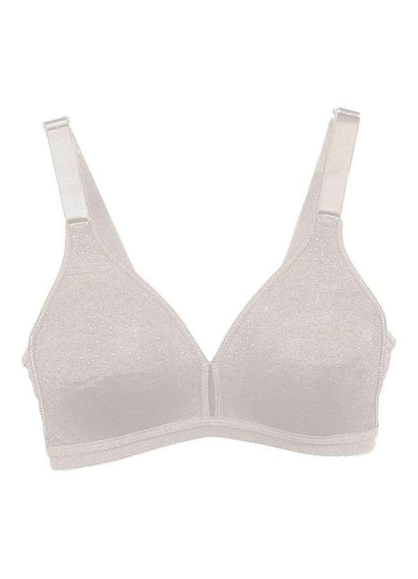 Demillus - Kit com 3 Sutiãs sem Aro e sem Bojo Olimpo Demillus 61019 Bege-Rosado-Pérola 3