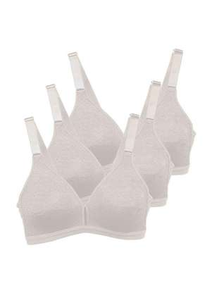 Kit com 3 Sutiãs sem Aro e sem Bojo Olimpo Demillus 61019 - DEMILLUS