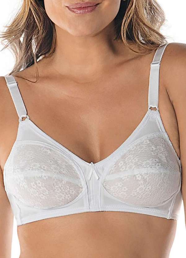 Demillus - Kit com 3 Sutiãs Sustentação Colonial Demillus 61383/78383 Taça B Bege-Rosado-Branco-Preto 4