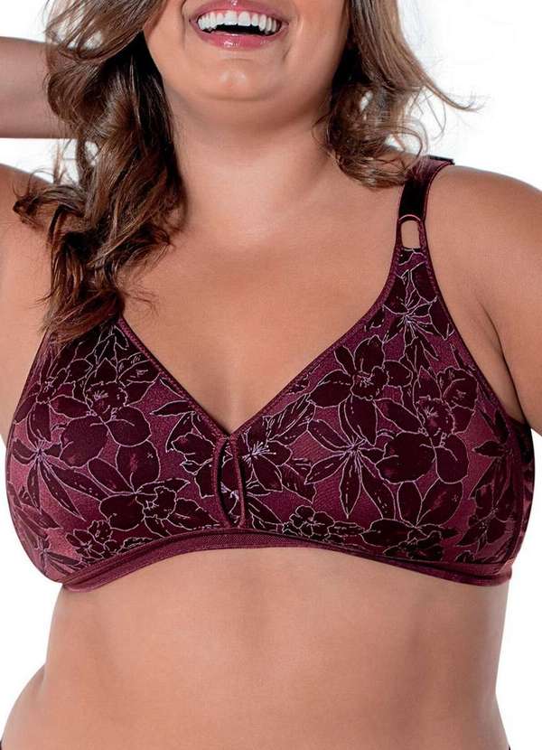 Demillus - Kit com 3 Sutiãs Sustentação Olimpo Anizete Demillus 61741 Taça B Vinho-Barolo 2