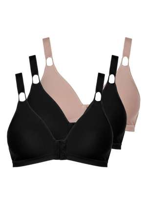 Kit com 3 Sutiãs Sustentação Olimpo Control Demillus 61818 Taça B - DEMILLUS