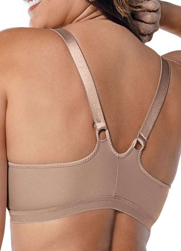 Demillus - Kit com 3 Sutiãs Sustentação Olimpo Control Demillus 61818 Taça B Preto-Bege-Rosado 5