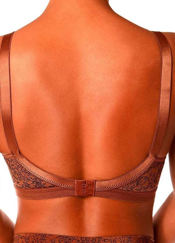 Demillus - Kit com 3 Sutiãs Sustentação Olimpo Firantela Demillus 61742 Marinho-Bronze 5